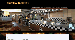 Desktop Screenshot of pizzeriaharlekyn.cz